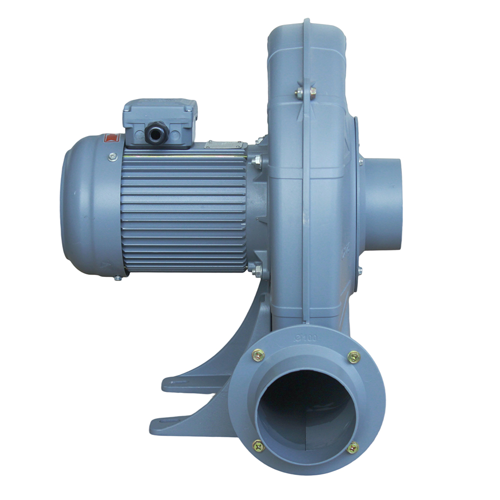 升圆CX-75A-100MM入口中压风机0.75KW铸铝透浦式鼓风机厂家环保节能离心风机