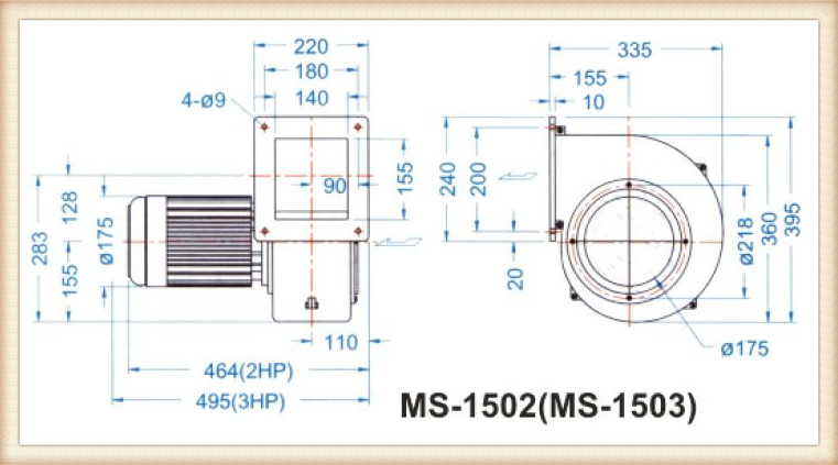 MS-1502风机